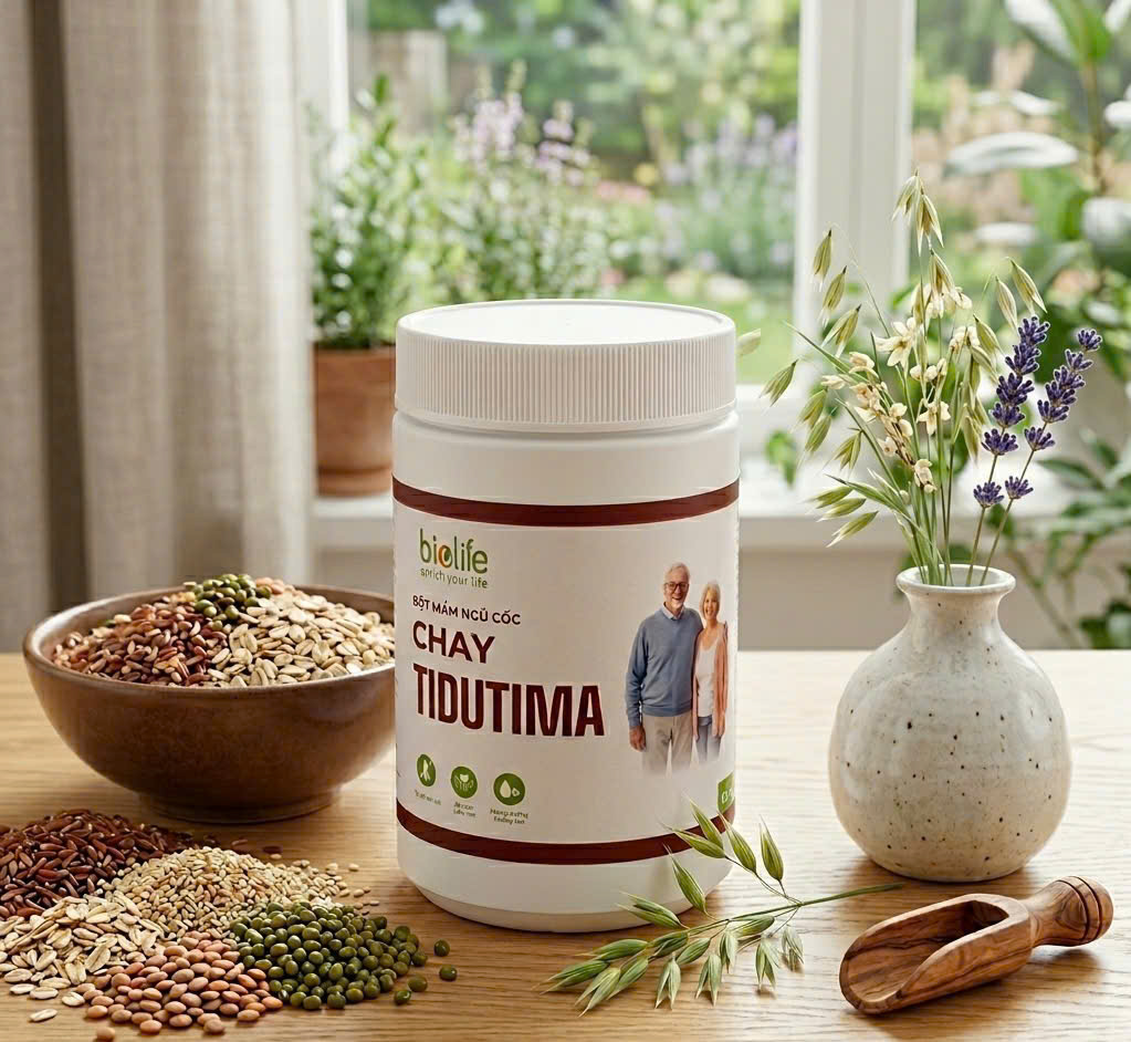 Bột Mầm Ngũ Cốc Chay Tidutima 450g